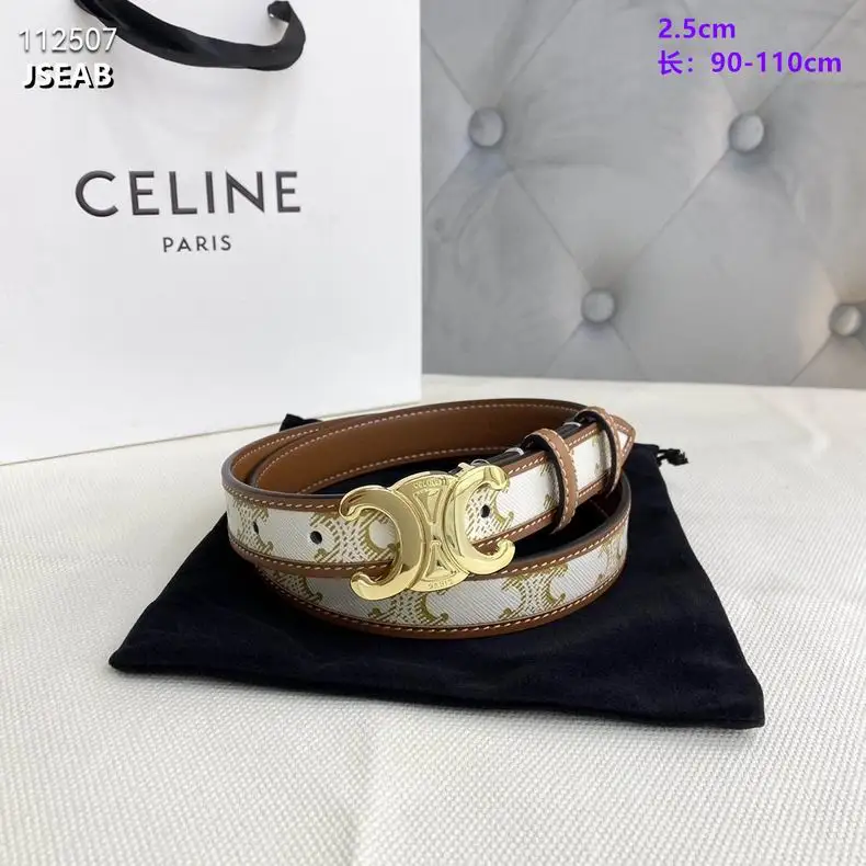 Celine belt 25mmx90-110cm 8L05
